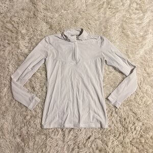 Women’s Small White FitEq Long Sleeve Horseback Riding Show Shirt